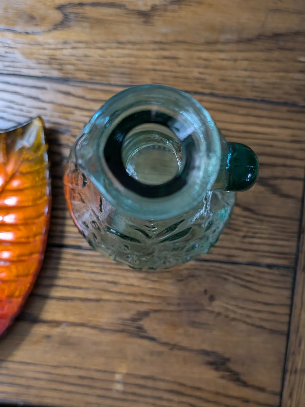 Vintage Canadian Light Green Glass Bottle